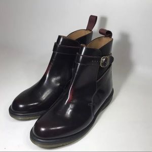 Dr. Martens Teresa Chelsea Boot Cherry Red